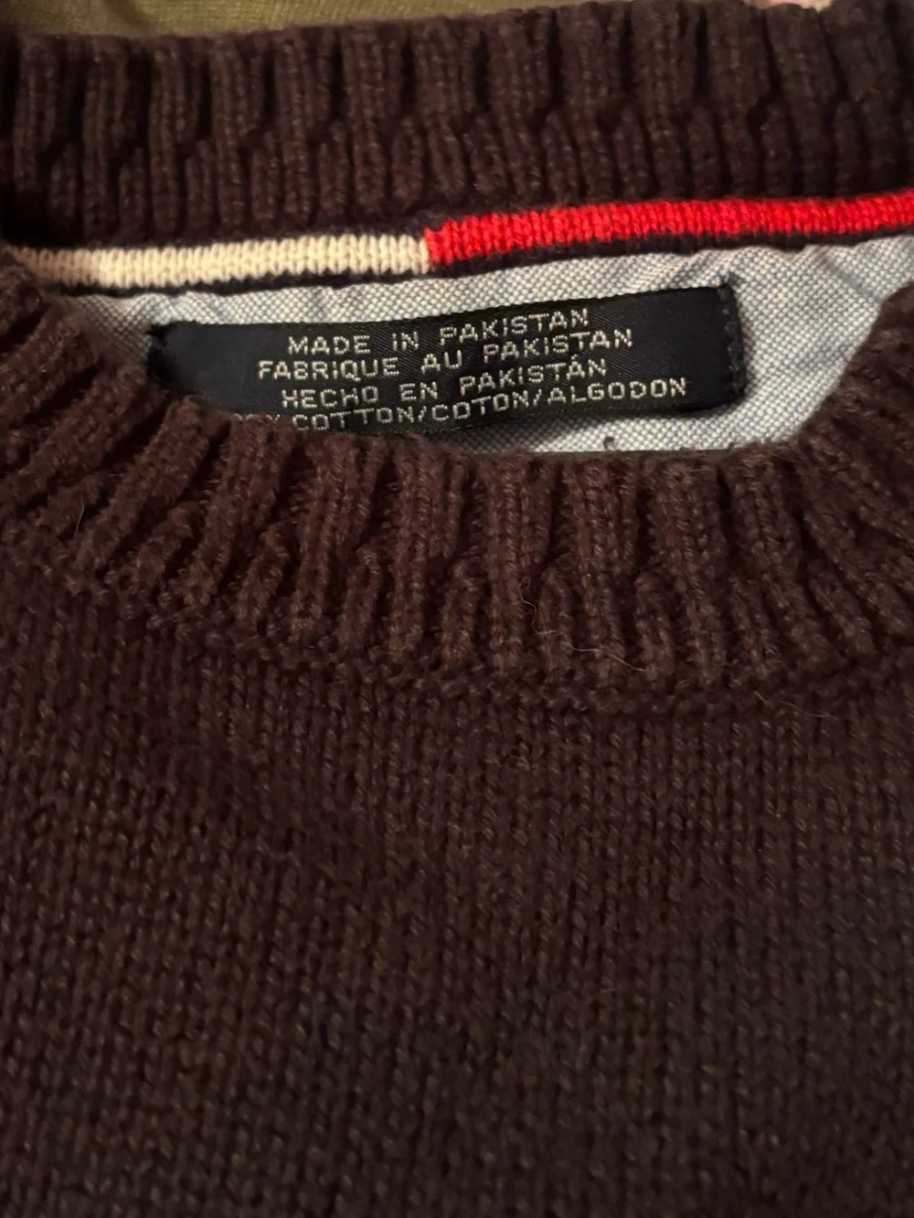 Tommy Hilfiger Vintage Black Crewneck Men's Sweater
